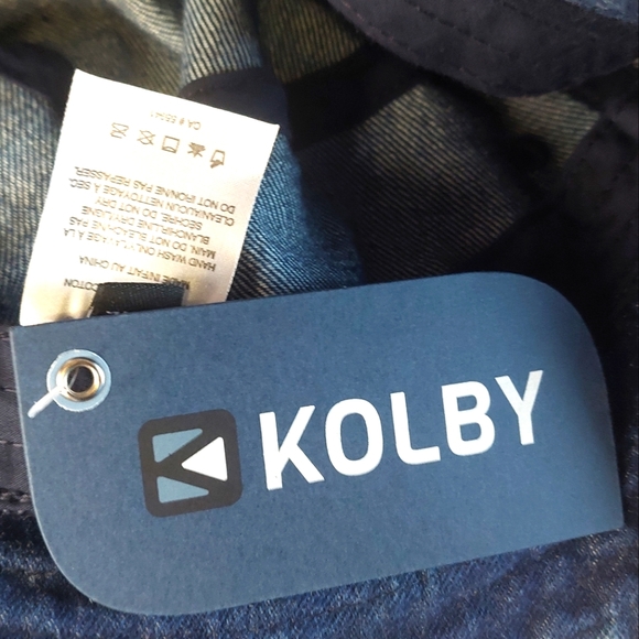 Dark Blue Denim Kolby Bucket Hat BNWT Bucket Hat Size L-XL - Picture 3 of 4